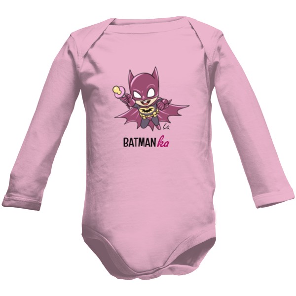 Dětské body Long  s potiskem Batmanka tmavá