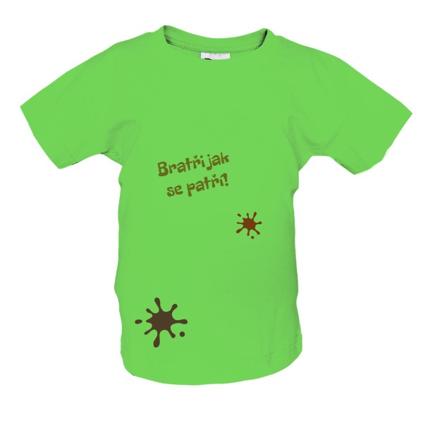 Tričko s potiskem Bratři jak se patří I