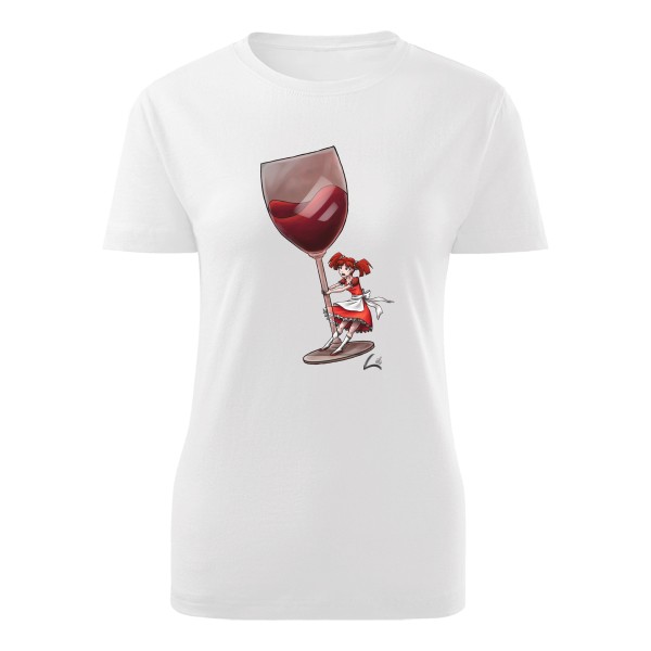 Tričko s potiskem Glass of blood