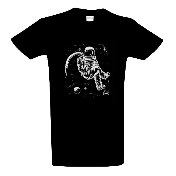 Tričko s potiskem kosmonaut