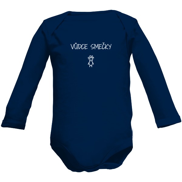 Dětské body Long  s potiskem VŮDCE SMEČKY