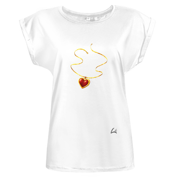 Tričko s potiskem náhrdelník