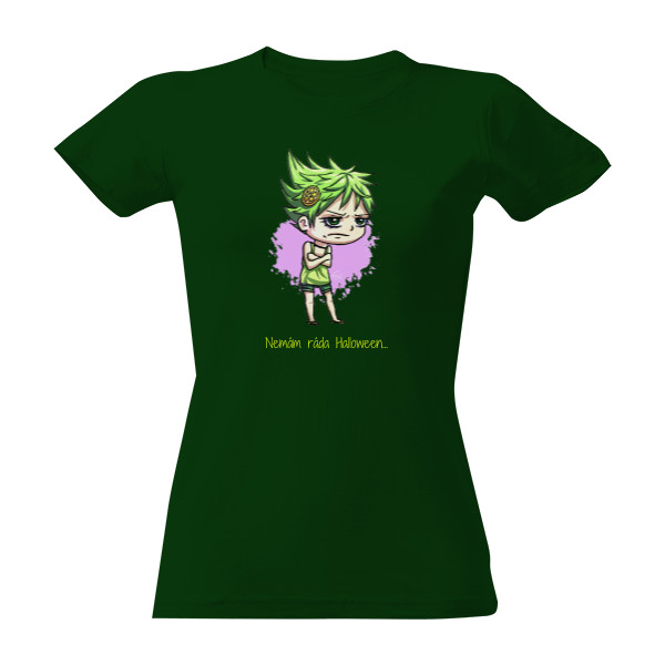 Tričko s potiskem Nemám ráda Halloween