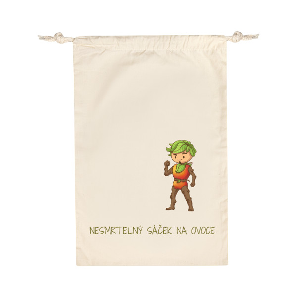 Bavlněný pytlík s potiskem Nesmrtelný sáček