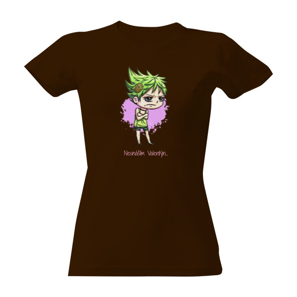 Tričko s potiskem Nesnáším Valentýn...