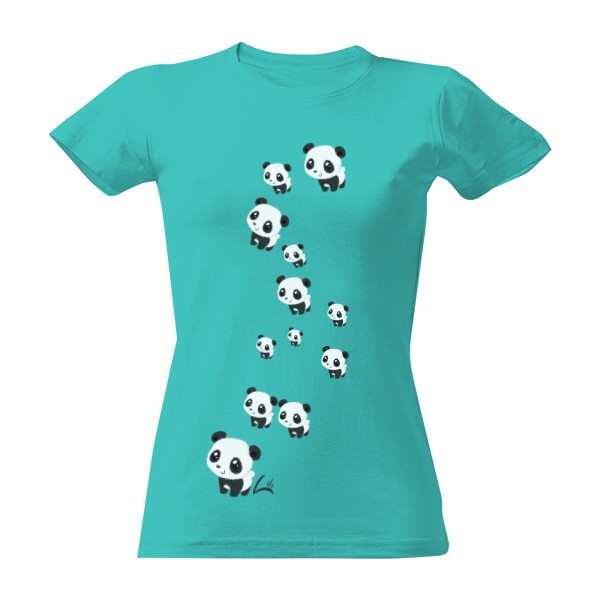 Tričko s potiskem Pandy