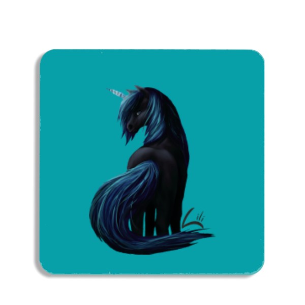 Podtácek  s potiskem Podtácek jednorožec