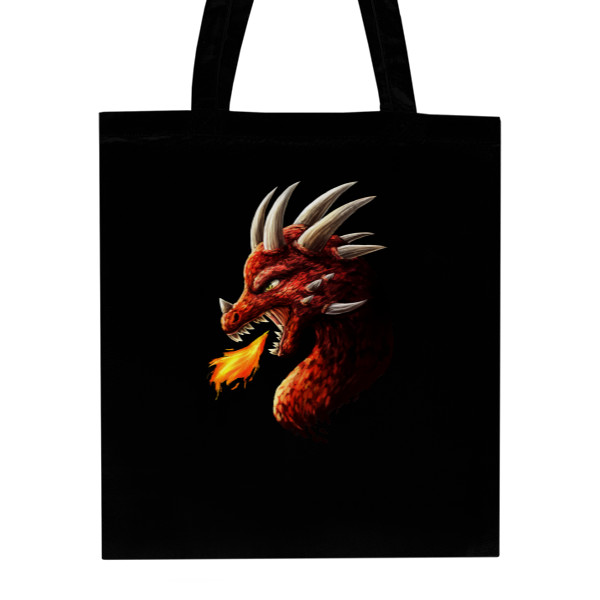 Nákupní taška unisex s potiskem taška drak