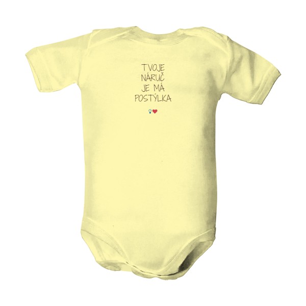 Dětské body  s potiskem TVOJE NÁRUČ