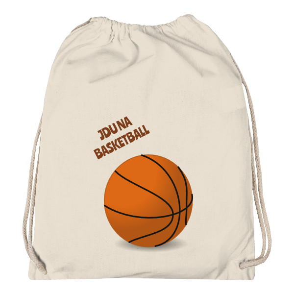 Vak na záda s potiskem Vak basketball