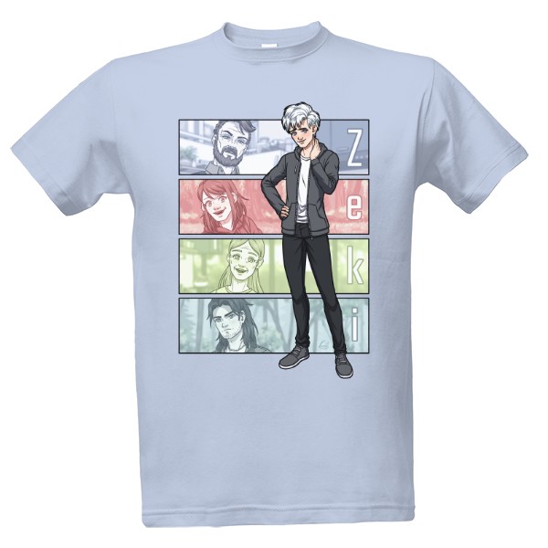 Tričko s potiskem Zeki - komiks