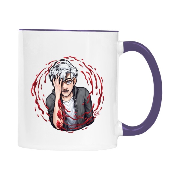 Hrnek malý barevný s potiskem Zeki + logo